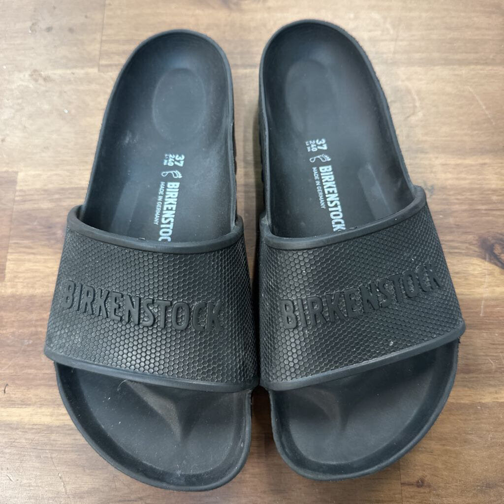 Birkenstock Black Barbados Eva Slides 37