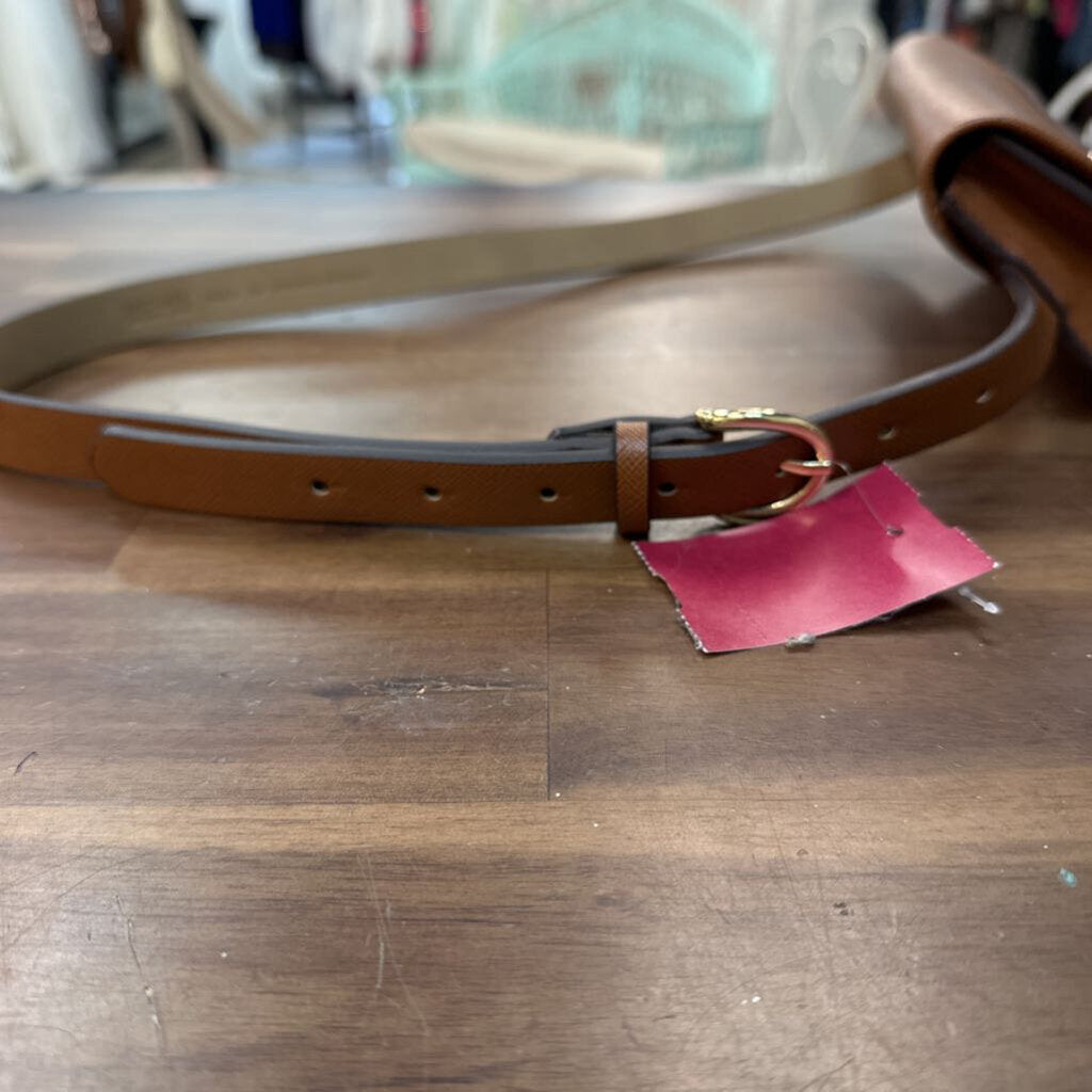 Michael Kors Brown Leather Belt Bag