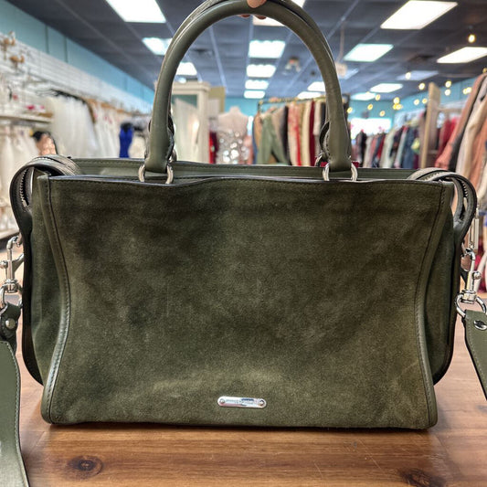 Rebecca Minkoff Green Suede Purse