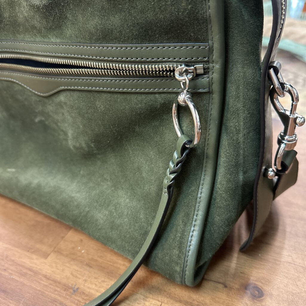 Rebecca Minkoff Green Suede Purse
