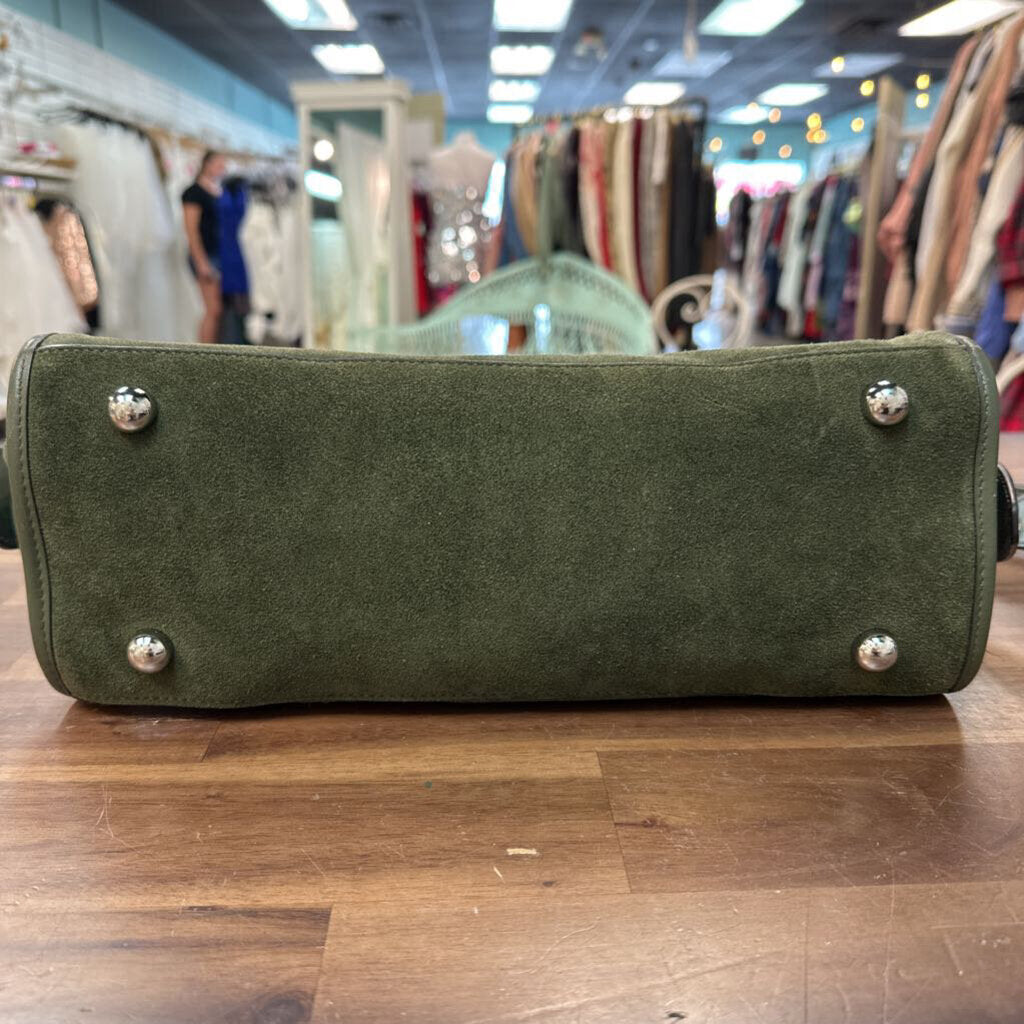 Rebecca Minkoff Green Suede Purse