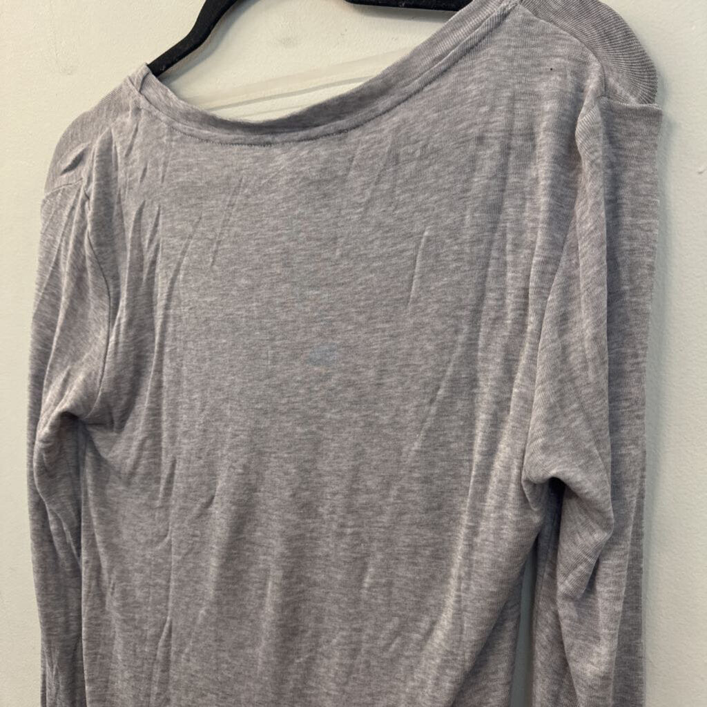 Sanctuary Grey Long Sleeve Top Small