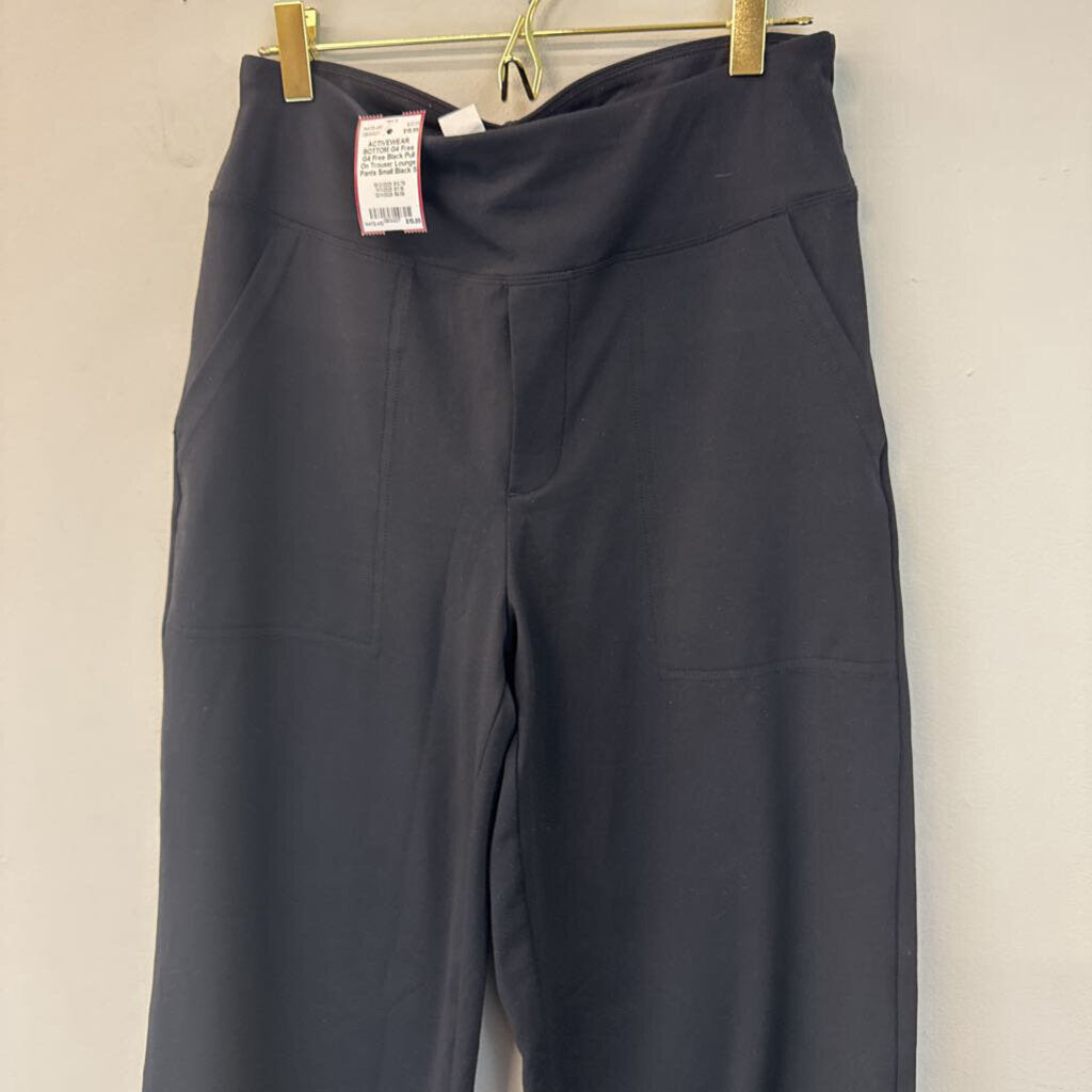 G4 Free Black Pull On Trouser Lounge Pants Small