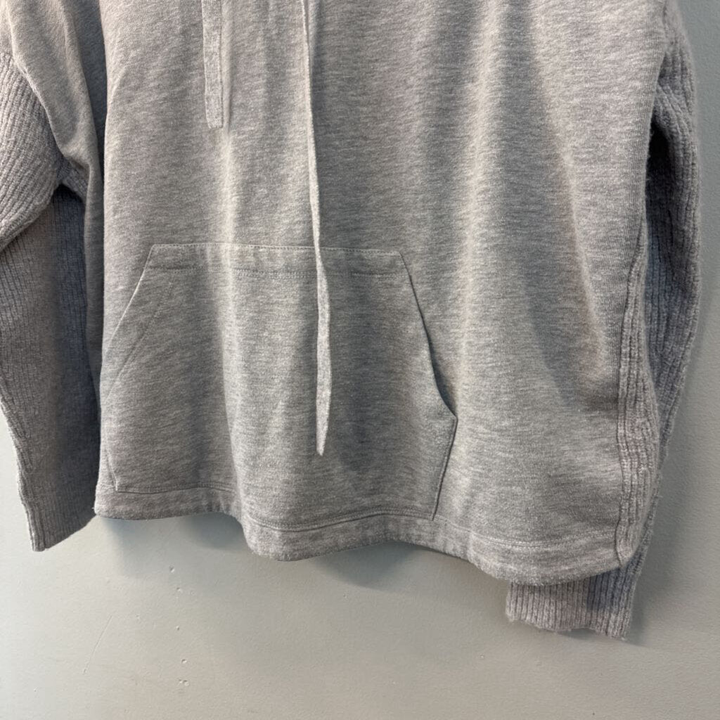 Splendid Grey Sweater Sleeve Hoodie Extra Large