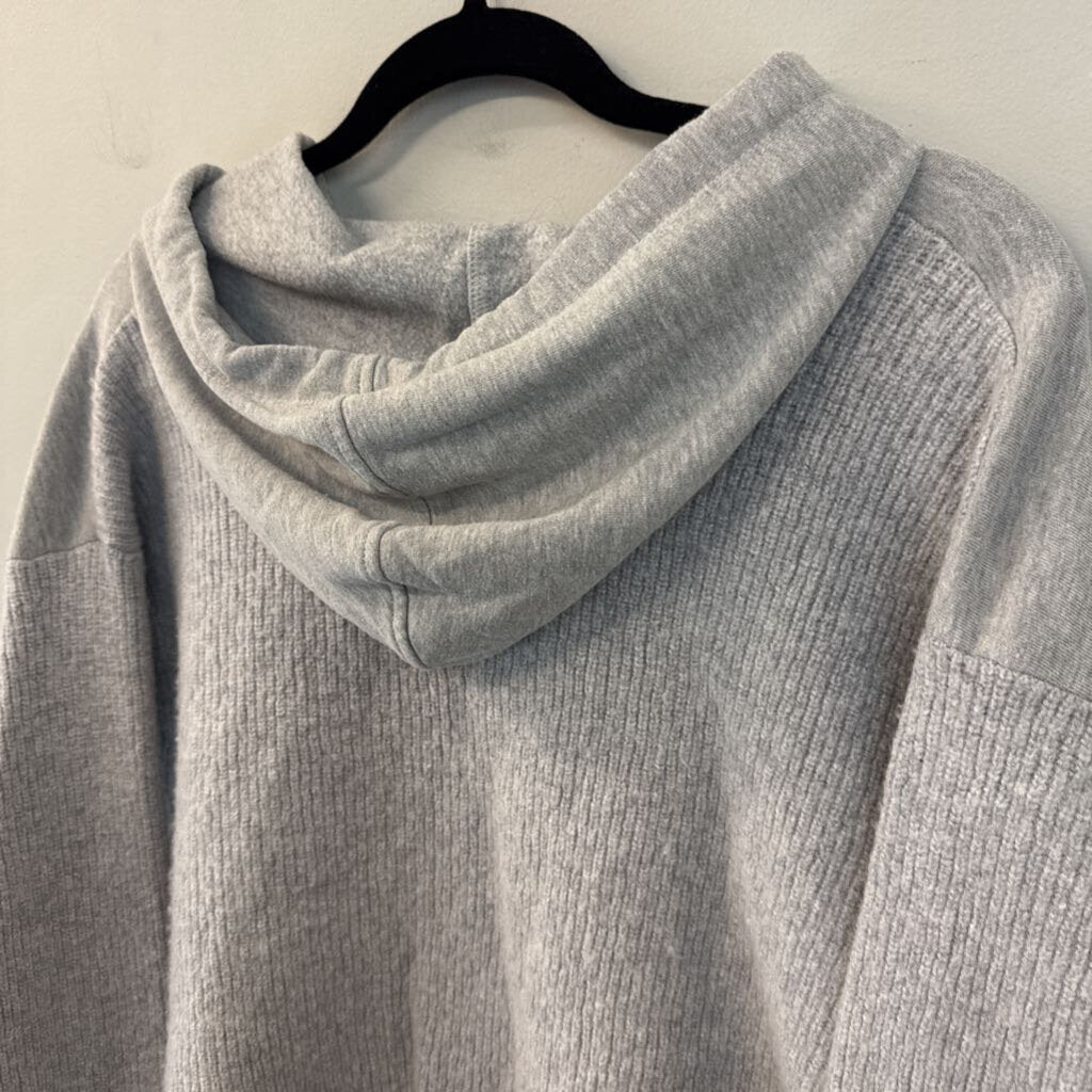 Splendid Grey Sweater Sleeve Hoodie Extra Large