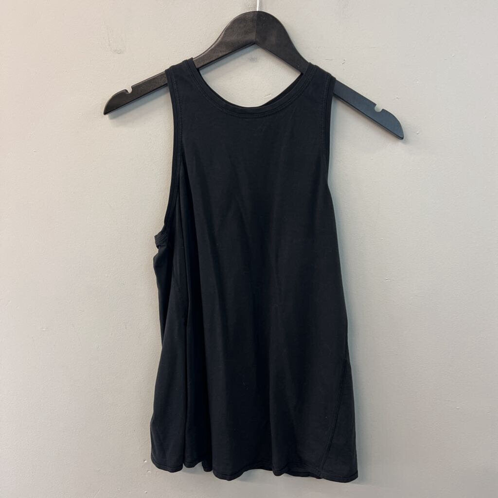 Lululemon Black Open Back Tank Top Small