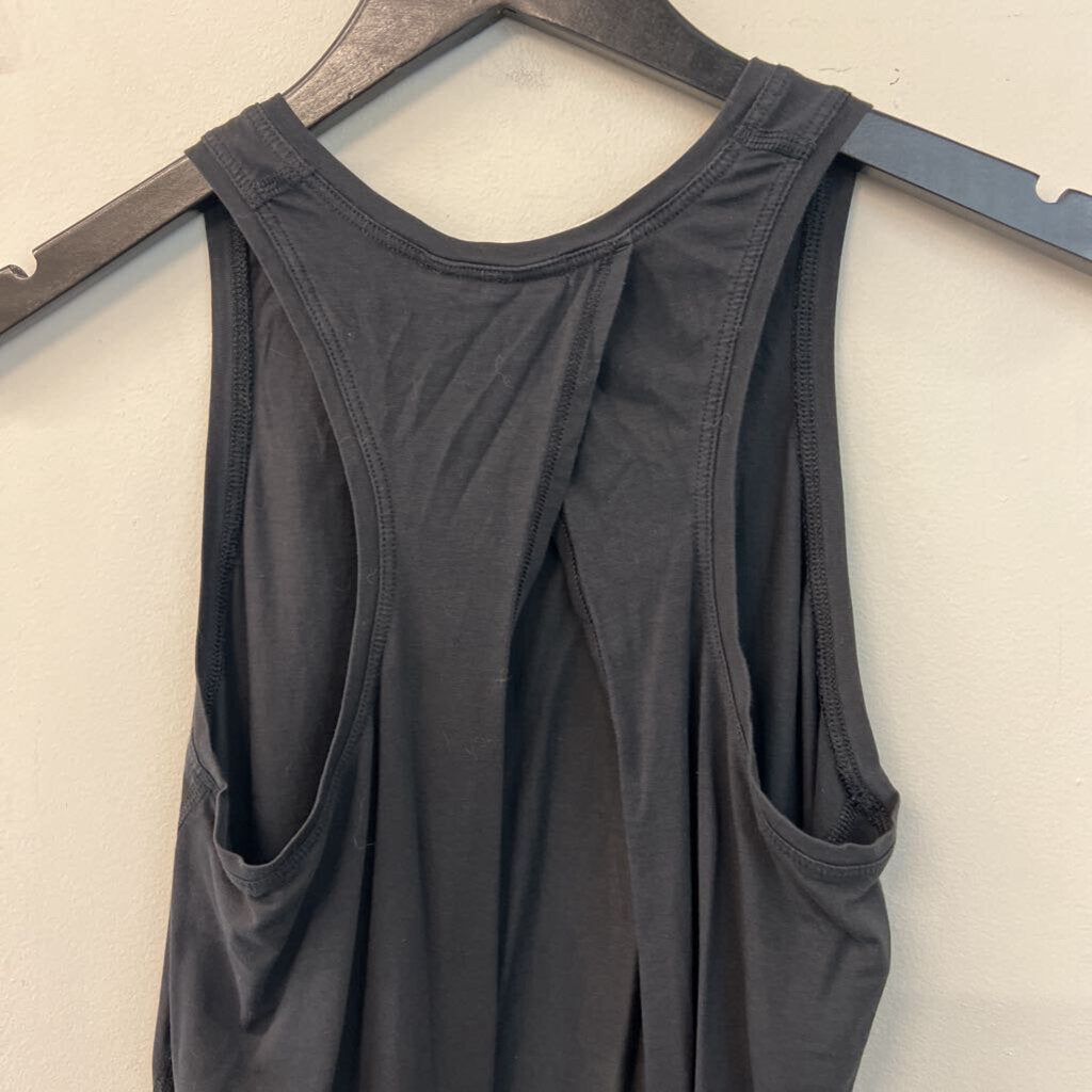 Lululemon Black Open Back Tank Top Small