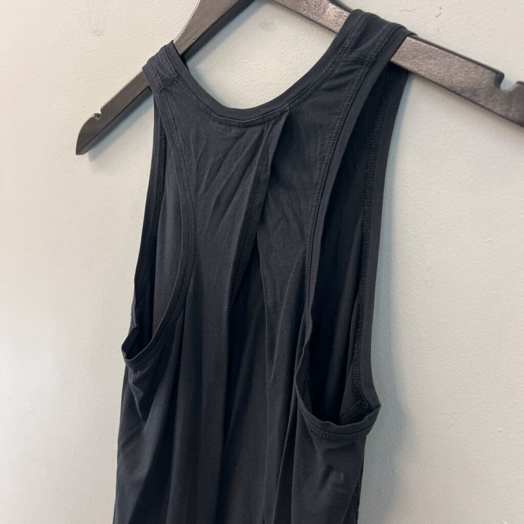 Lululemon Black Open Back Tank Top Small