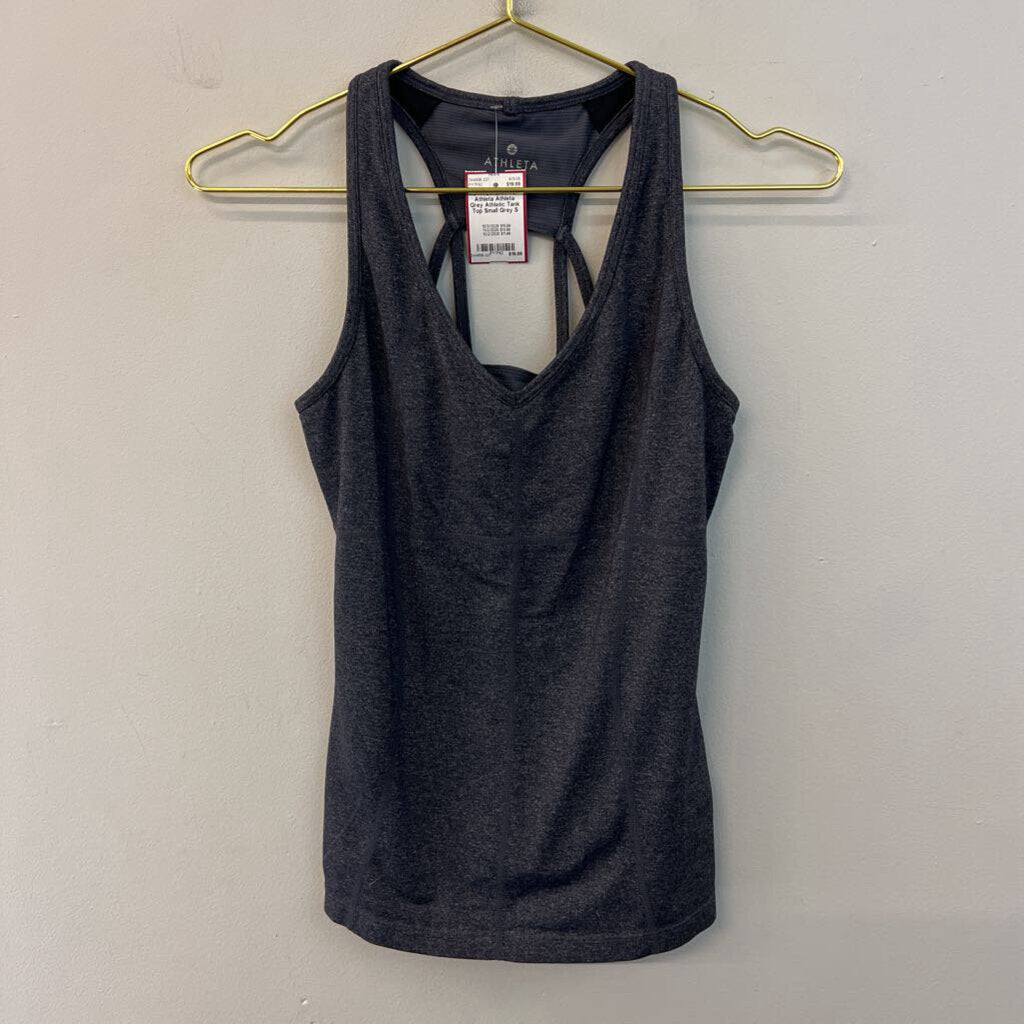 Athleta Grey Athletic Tank Top Small