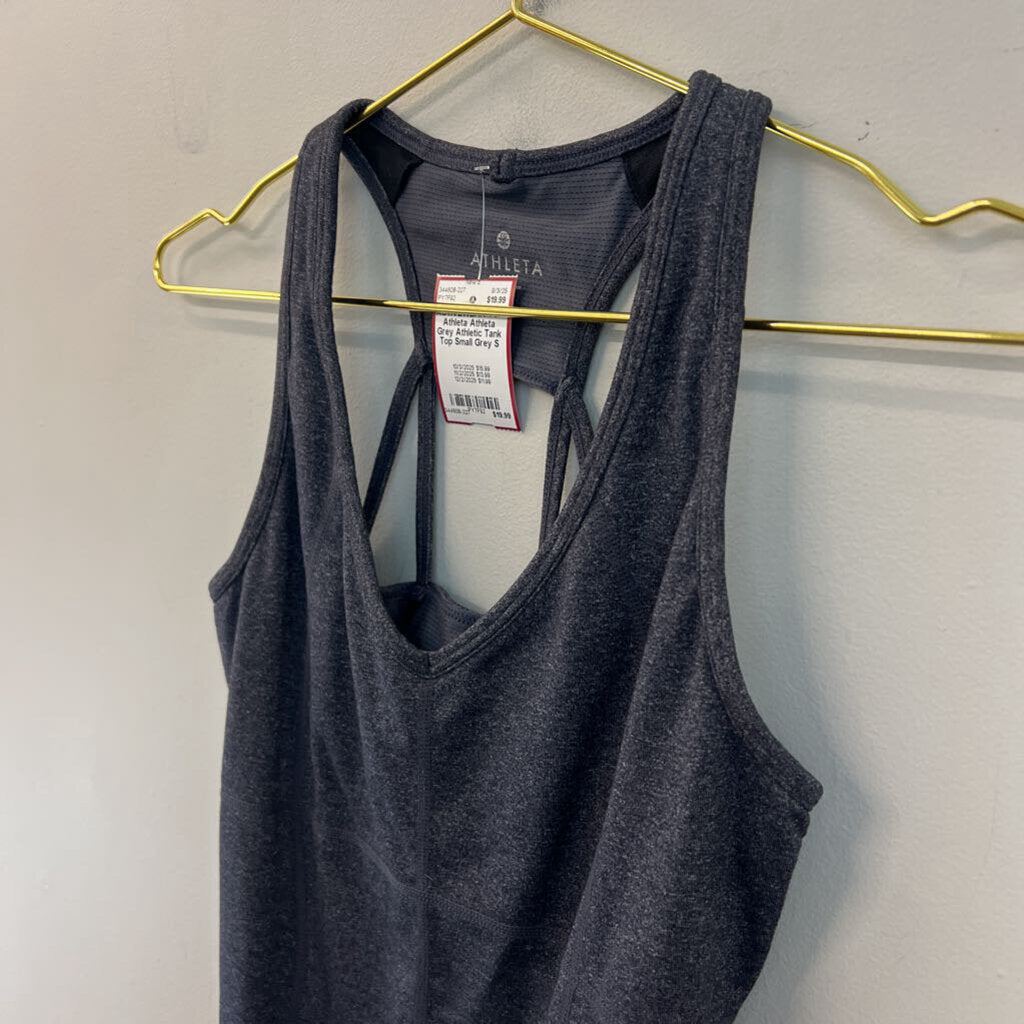 Athleta Grey Athletic Tank Top Small