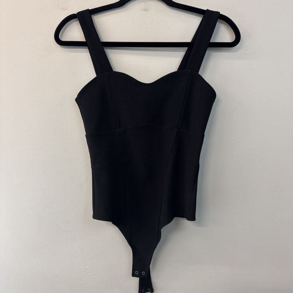 Abercrombie and Fitch Black Tank Bodysuit Small