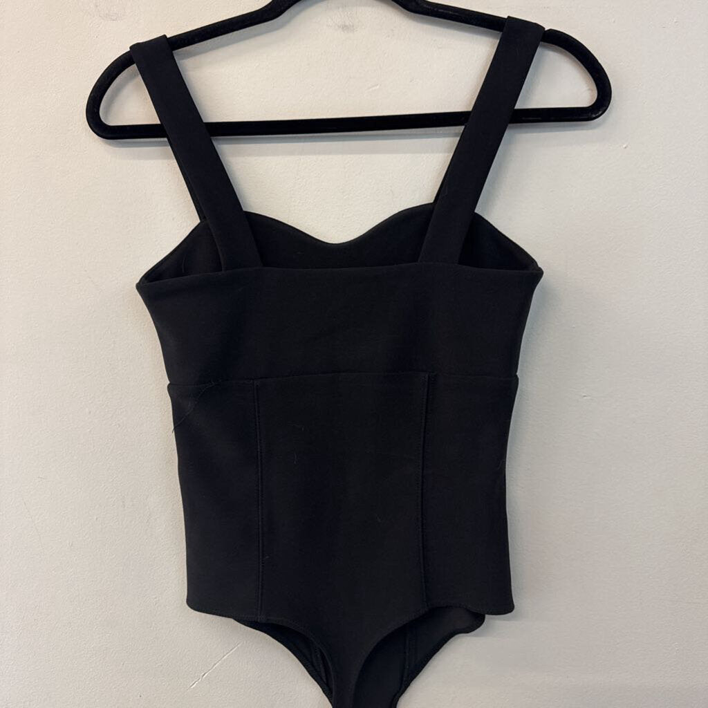 Abercrombie and Fitch Black Tank Bodysuit Small
