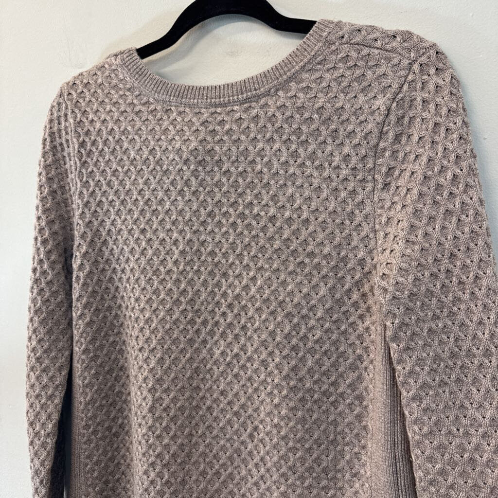 Athleta Dusty Purple Knit Sweater Top Small