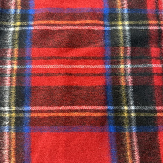 Abercrombie and Fitch Red/ Multi Plaid Scarf