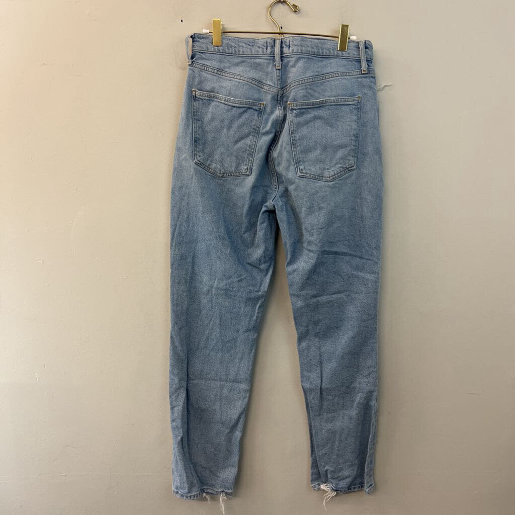 Agolde Light Wash Straight Leg Jeans 28