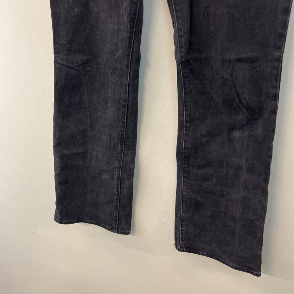 Levi Black Denim Ribcage Boot Jeans 28