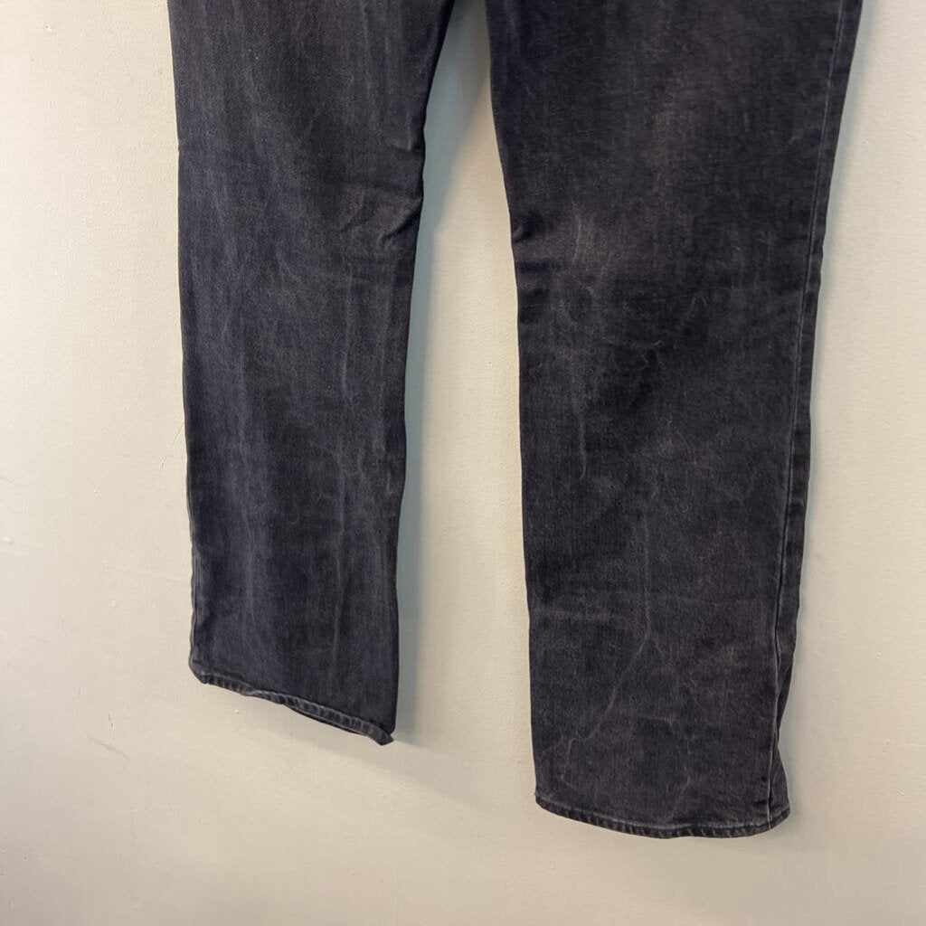 Levi Black Denim Ribcage Boot Jeans 28