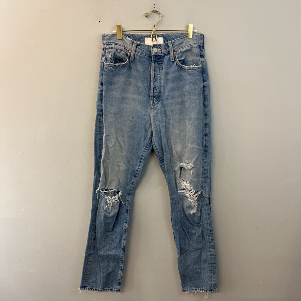 Mother Light Wash The Huffy Skimp Jeans 29