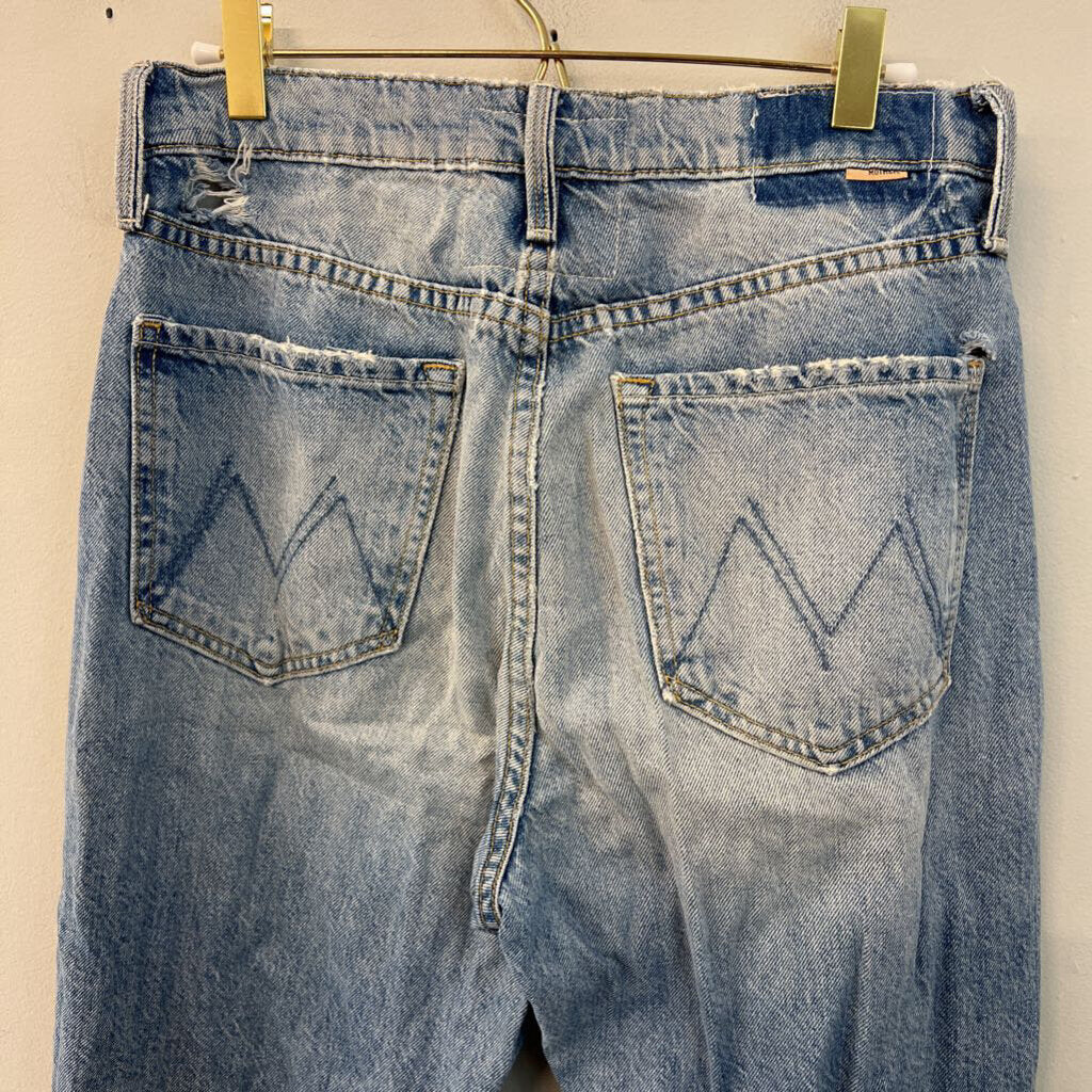 Mother Light Wash The Huffy Skimp Jeans 29