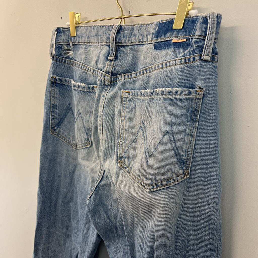 Mother Light Wash The Huffy Skimp Jeans 29