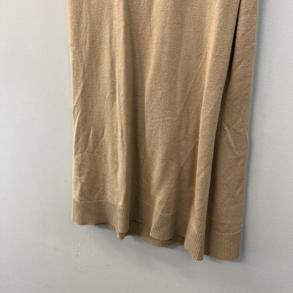 Ann Taylor Brown Sleeveless V Neck Top Medium