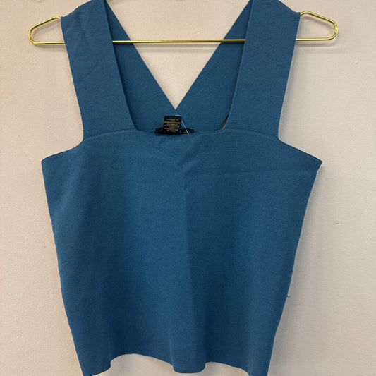 House of Harlow Blue Cropped Tank Top Medium