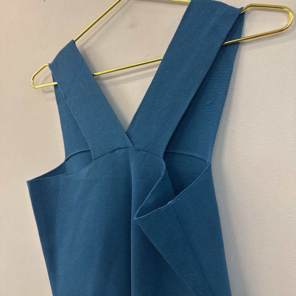House of Harlow Blue Cropped Tank Top Medium