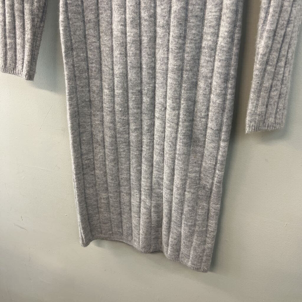 House of Harlow Grey Sweater Midi Dress/ Cardigan Set Small