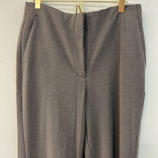 House of Harlow Brown/ Black Plaid Pants 6