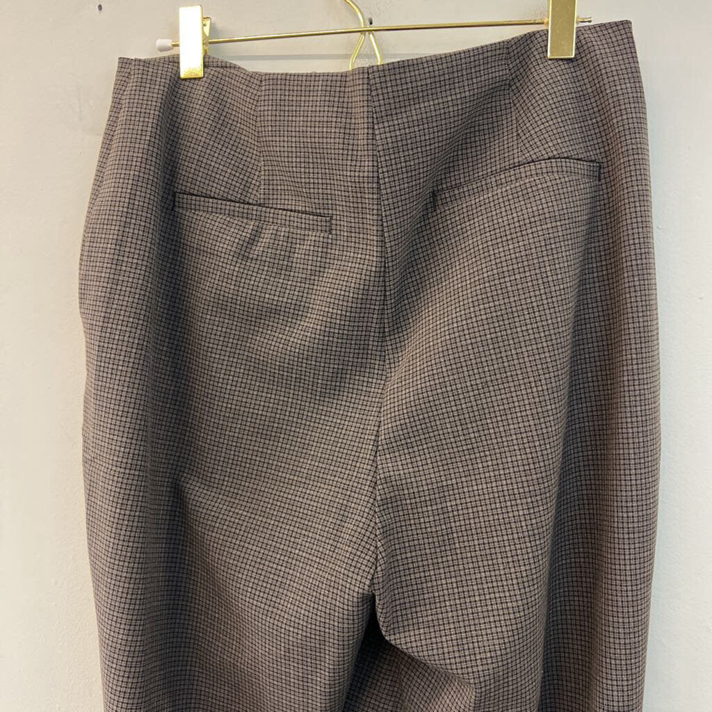 House of Harlow Brown/ Black Plaid Pants 6