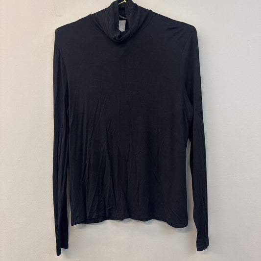 H&M Black Long Sleeve Turtleneck Top Large