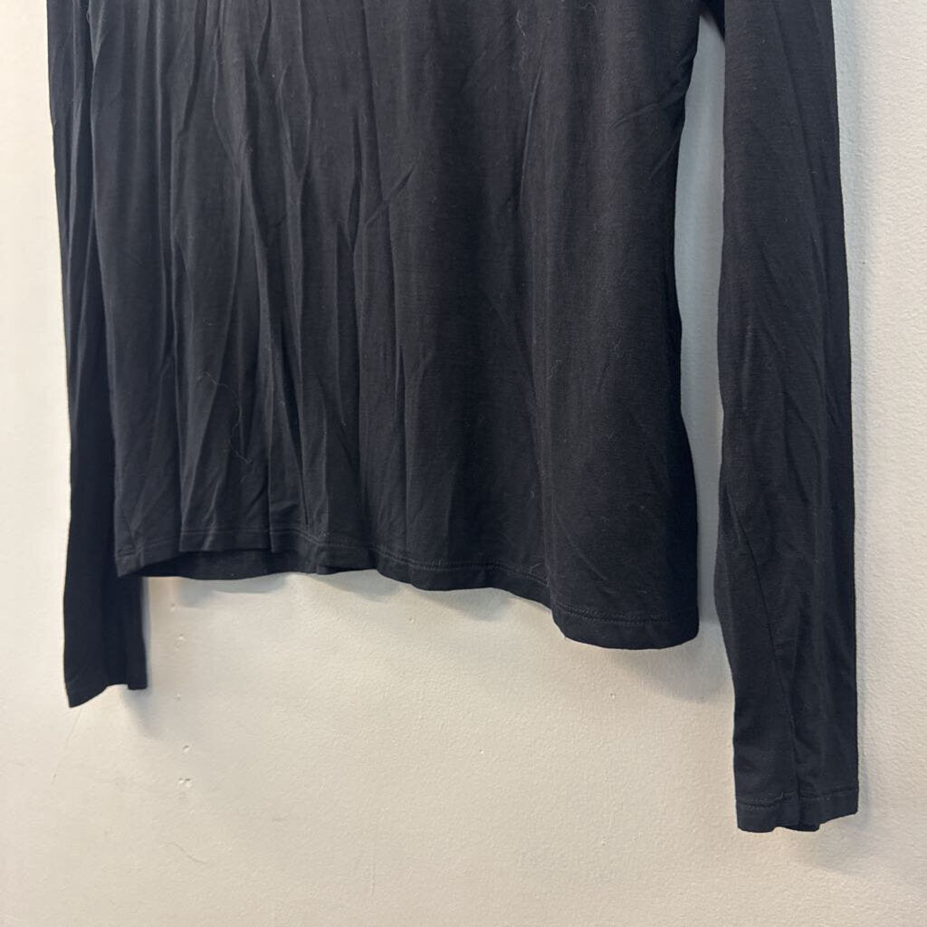 H&M Black Long Sleeve Turtleneck Top Large