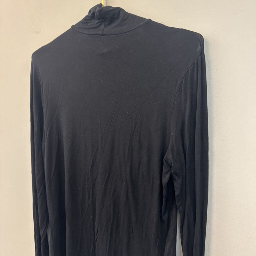 H&M Black Long Sleeve Turtleneck Top Large