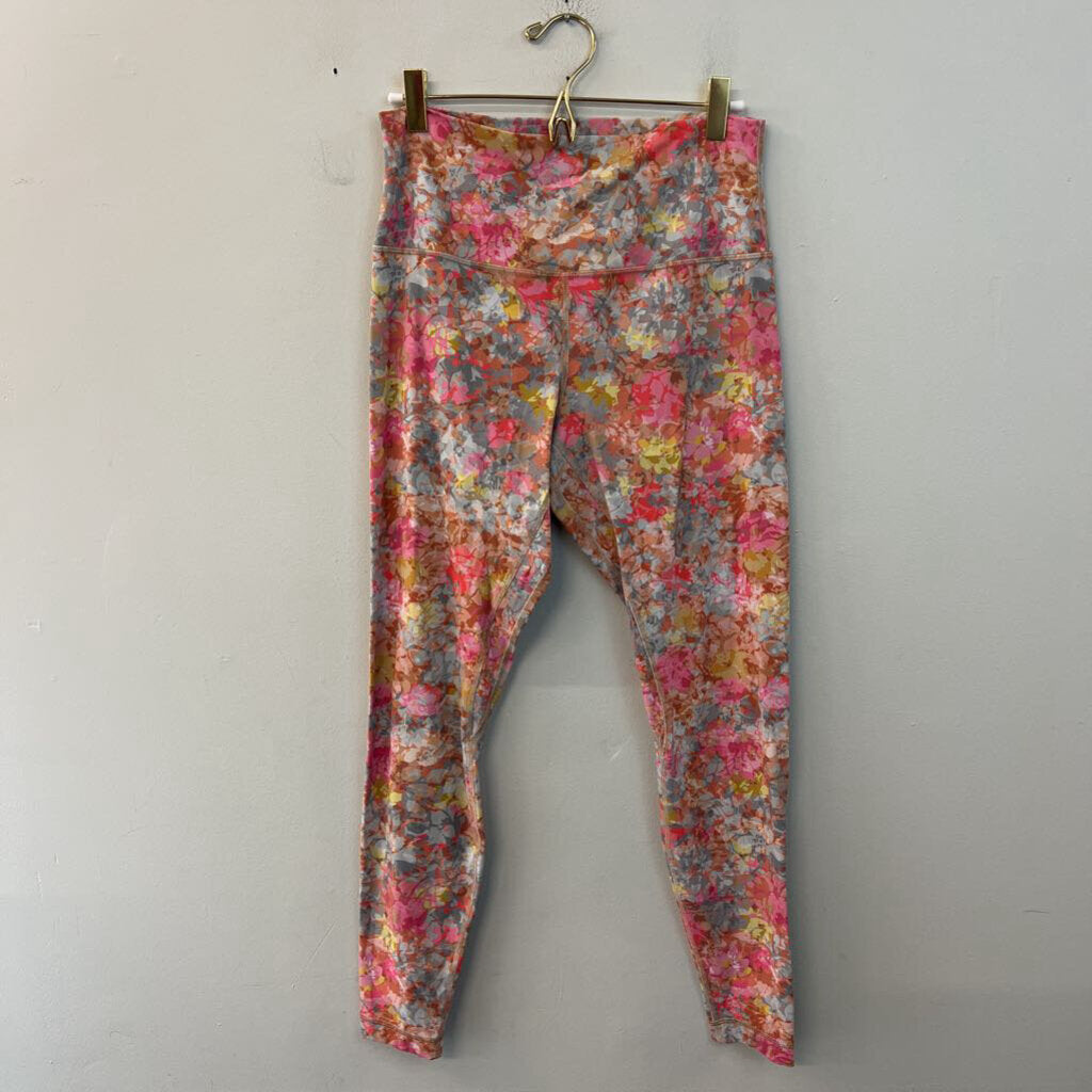 Lululemon Blue/ Multi Print Leggings 10