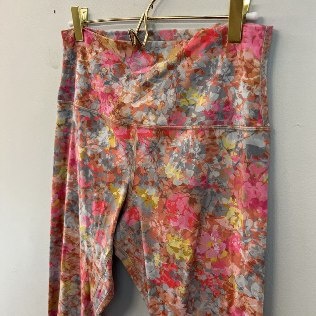 Lululemon Blue/ Multi Print Leggings 10