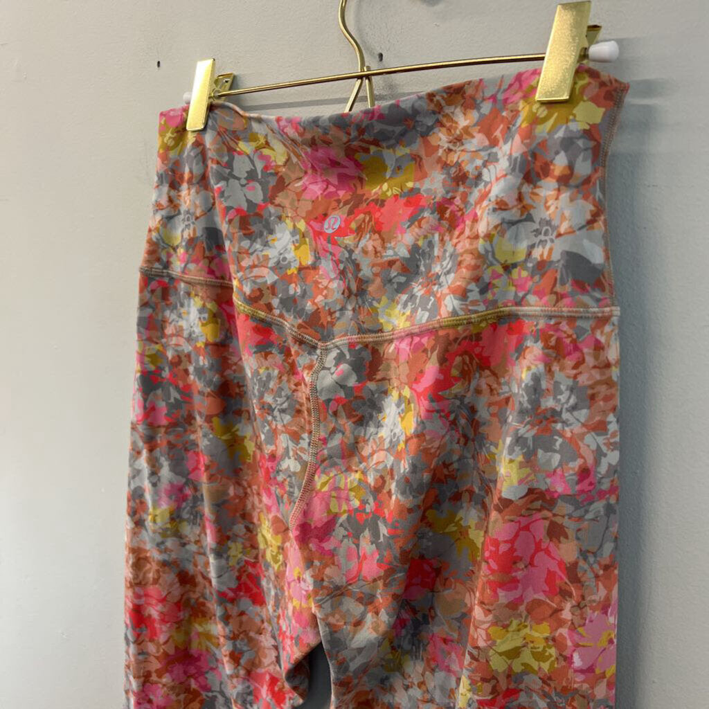 Lululemon Blue/ Multi Print Leggings 10