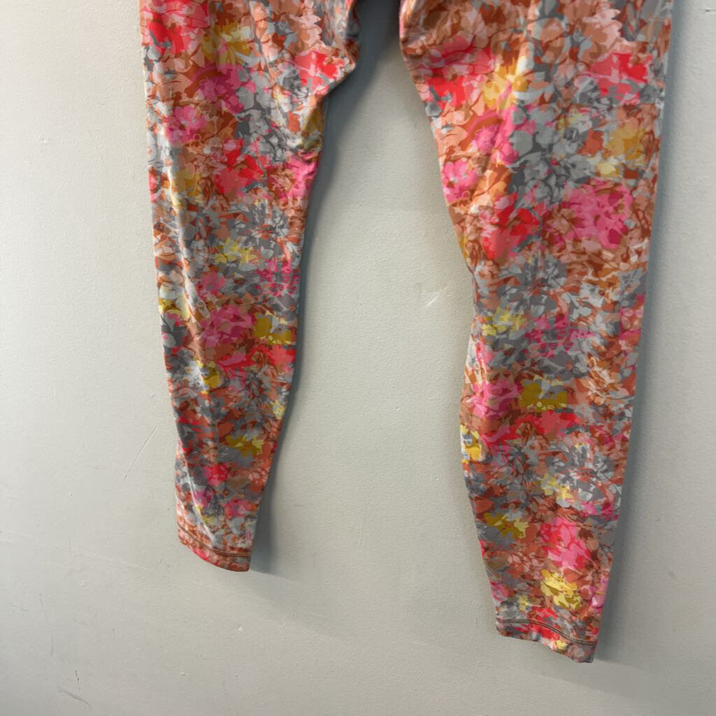 Lululemon Blue/ Multi Print Leggings 10