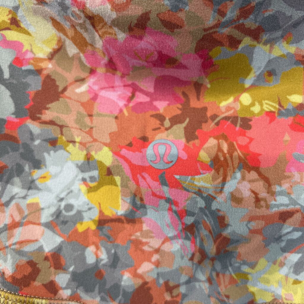 Lululemon Blue/ Multi Print Leggings 10
