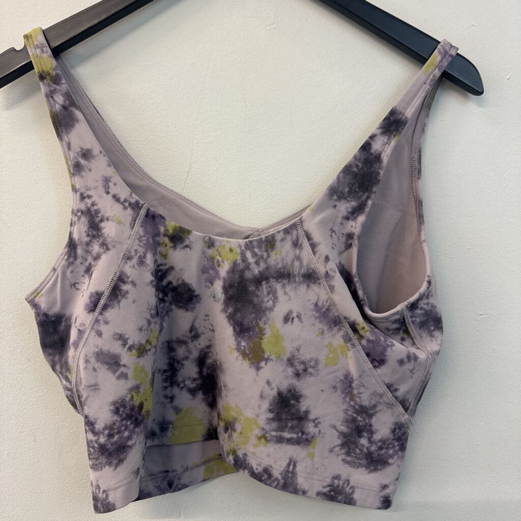 Lululemon Purple Print Cropped Tank Top 12