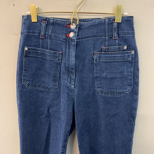 Maeve Dark Wash Straight Leg Jeans 28