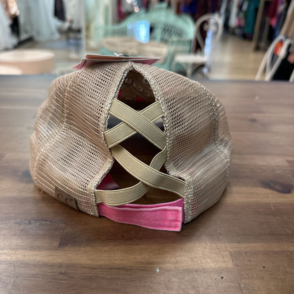 CC Pink/ Beige Taylor Swift Trucker Hat
