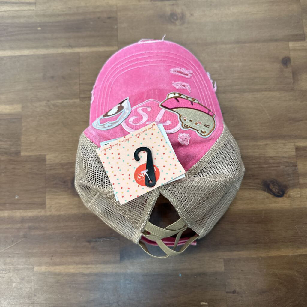 CC Pink/ Beige Taylor Swift Trucker Hat