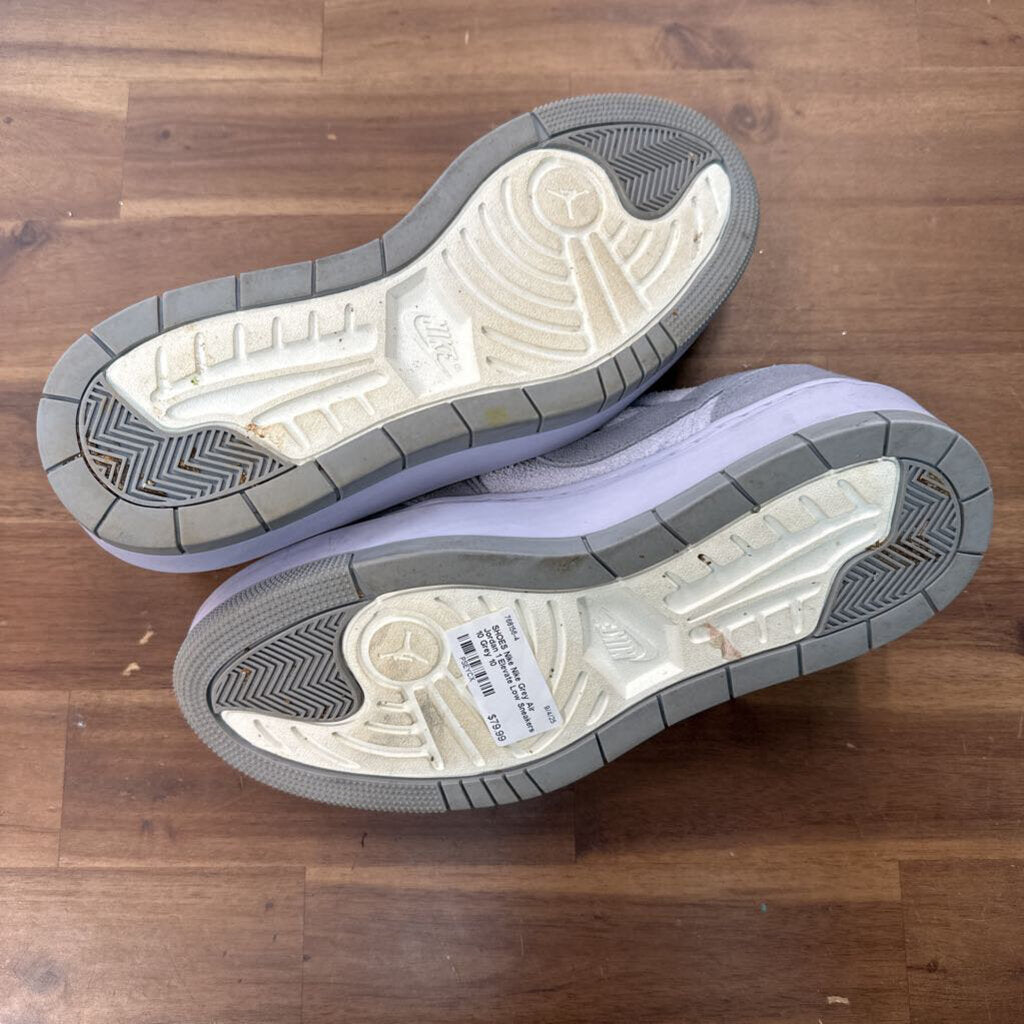 Nike Grey Air Jordan 1 Elevate Low Sneakers 10