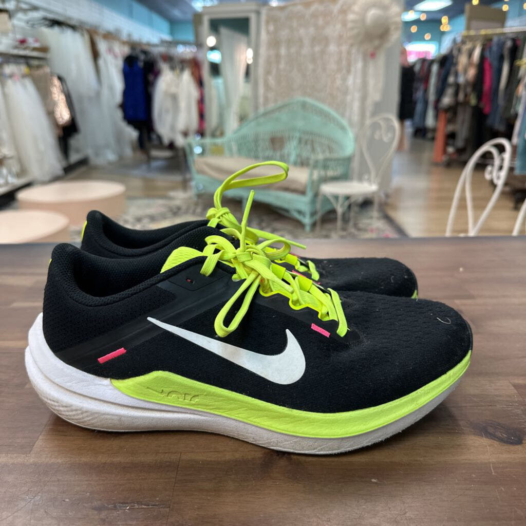 Nike Black/ Neon Air Winflo Sneakers 9 MENS (10.5 Womens)