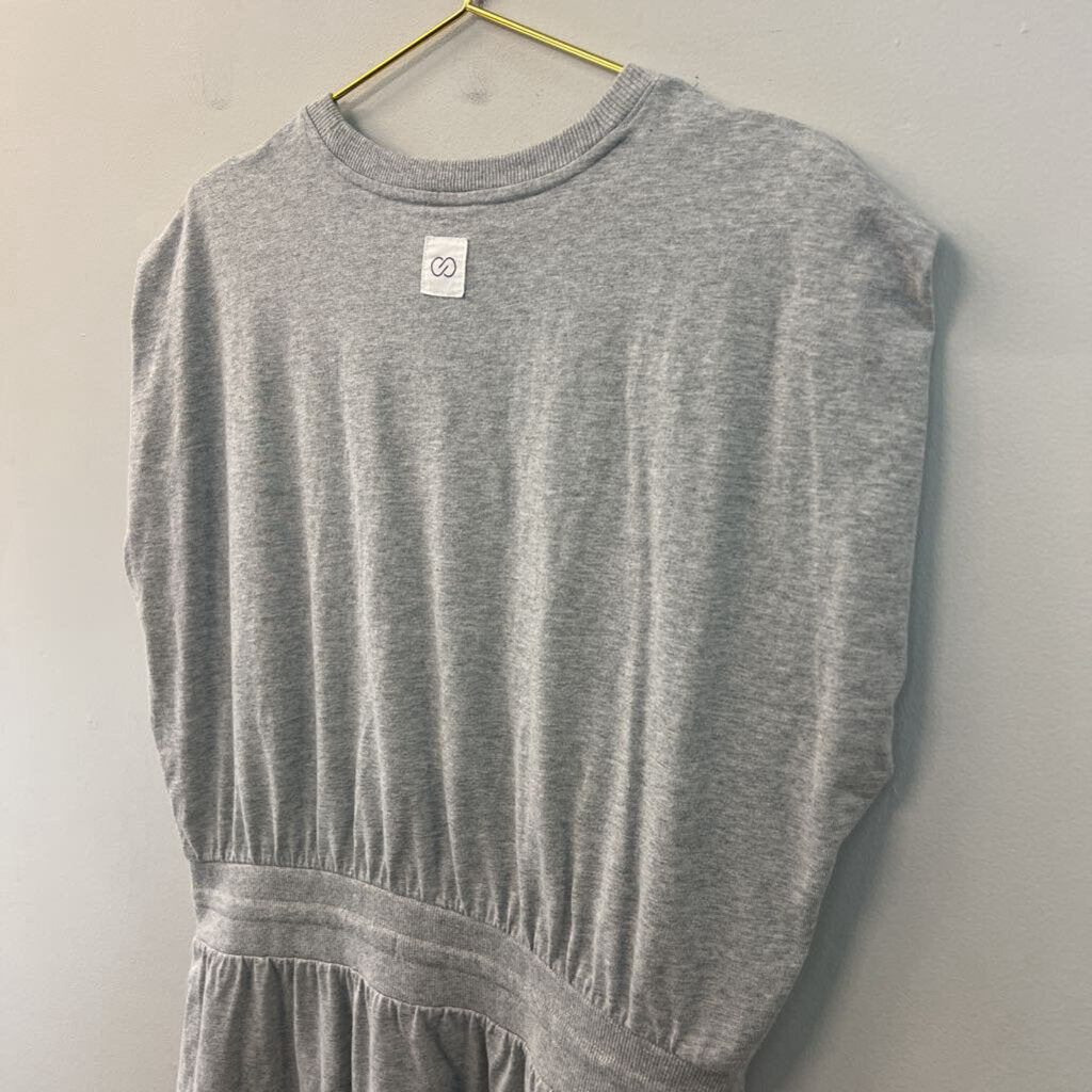 Calia Grey Tie Waist Midi Dress Extra Large