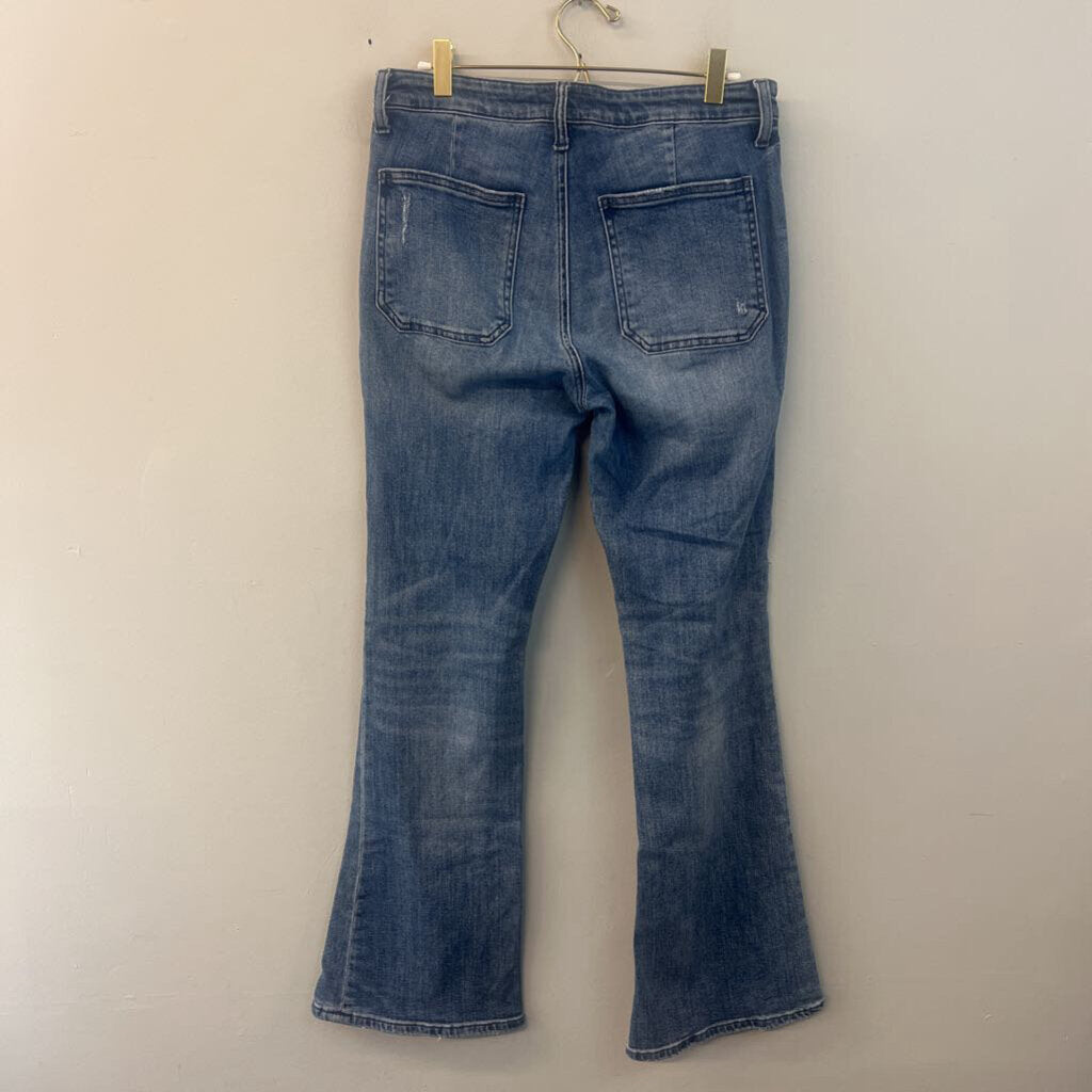 Kut Medium Wash Ana Flare Jeans 6
