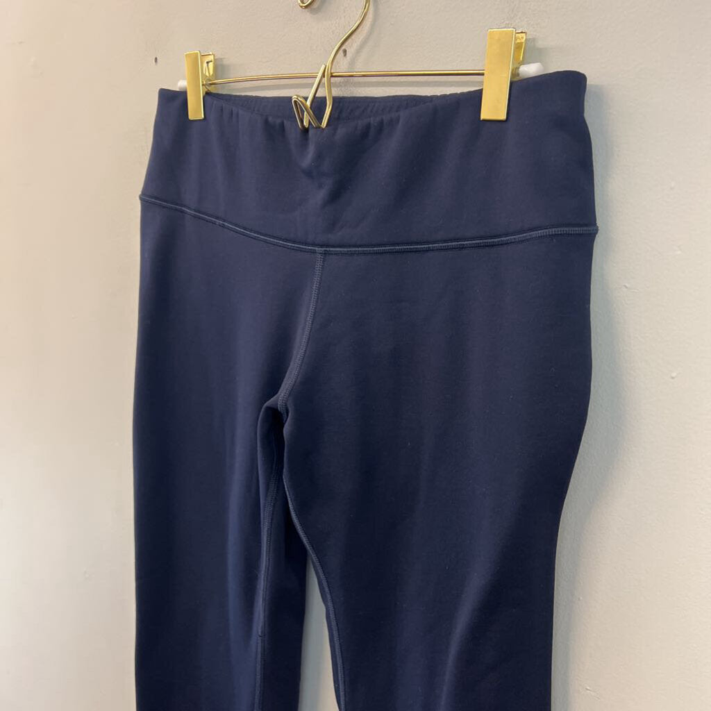 Athleta Navy Fleece Lined Leggings Medium Tall
