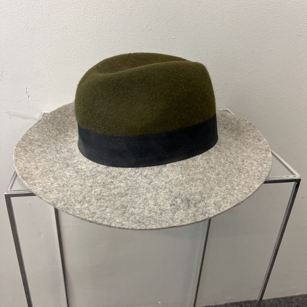 Color Block Felt Hat