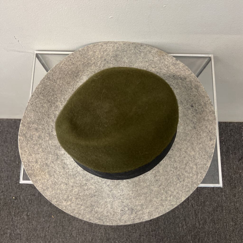 Color Block Felt Hat