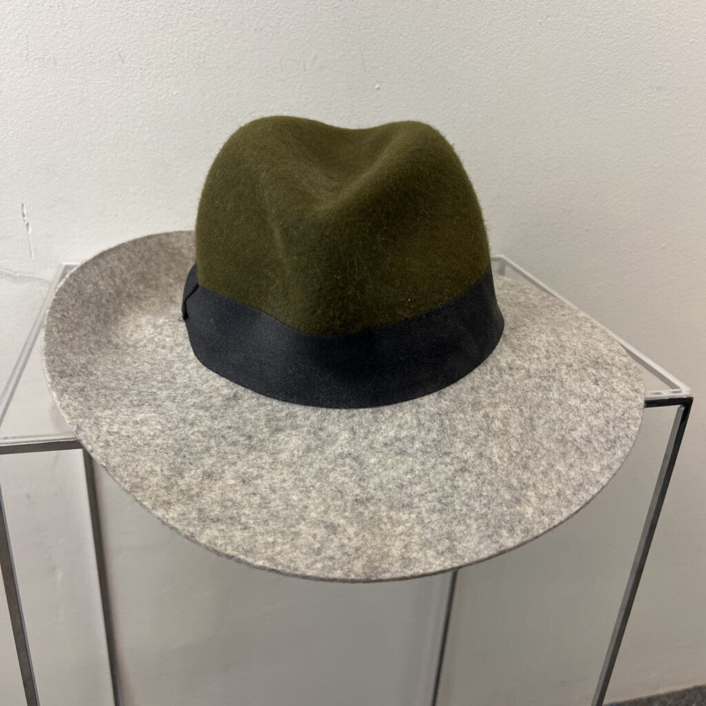 Color Block Felt Hat